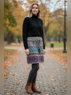 Everest 100% wool Laine skirt‎